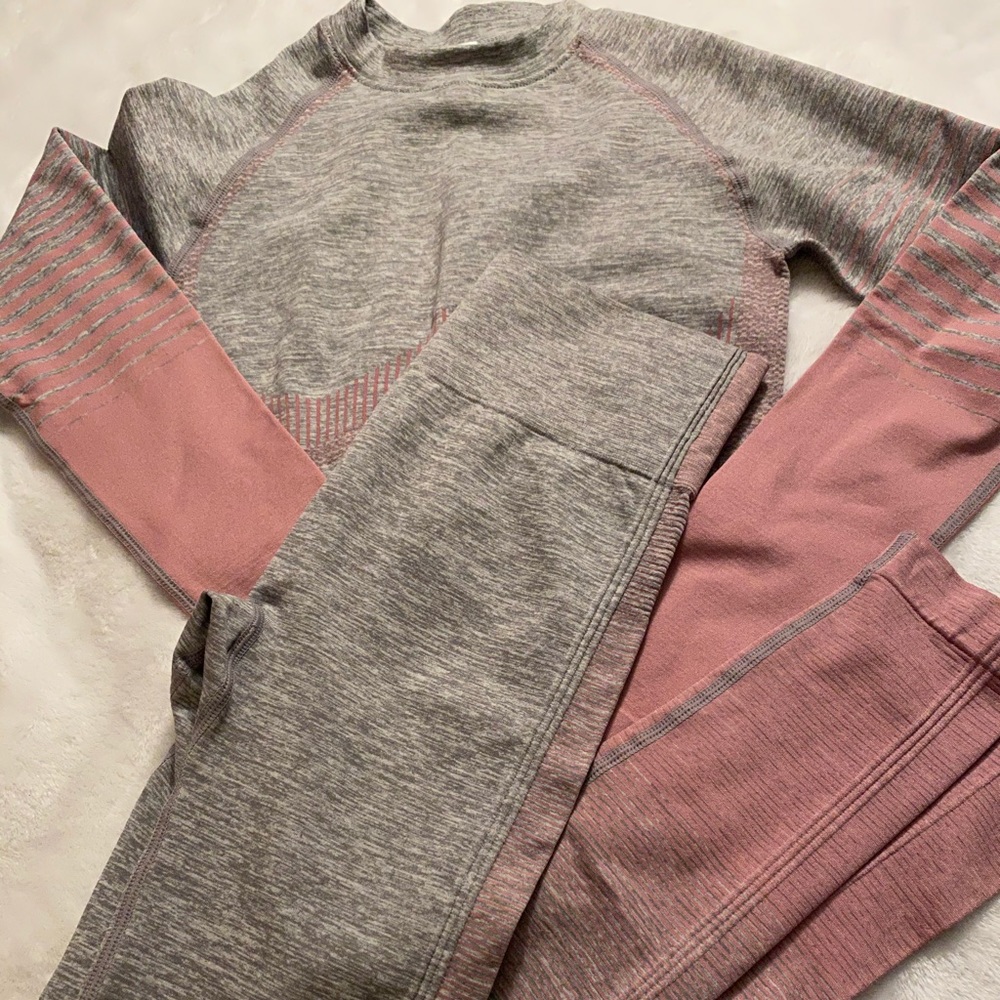 Leggings and crop top